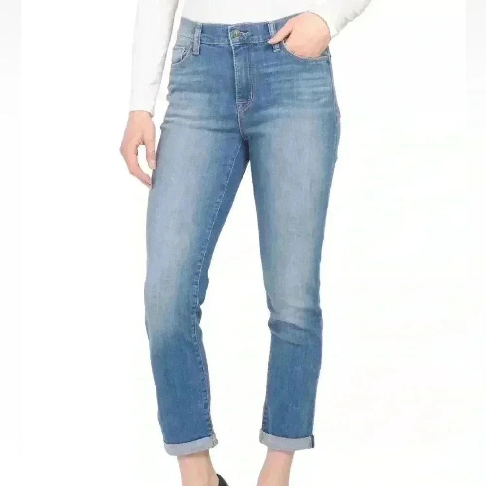 Hudson Natalie Midrise Slim Boyfriend Jeans Sz 26